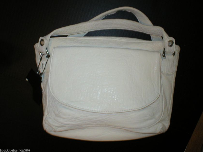 New NWT $575 Designer Tylie Malibu Gypsy Hawke Leather Handbag Beige 