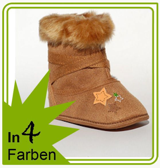 Warme Babyschuhe/Stiefel mit ABS Sohle Gr. 18,19 und 20 Rosa,Braun 