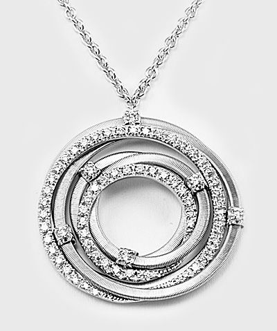 Wonderful 18KWhiteGold Necklace from Marco Bicego Goa collection.