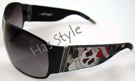 Ed Hardy Sunglasses Love Kills slow EHS 012 COCOA BLACK  
