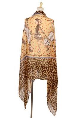 Fashion leopard Cotton Shawl Scarf Wrap Stole Large size 71*39.4 inch 