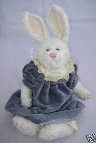 Boyds Collection J B Bean Plush BUNNY Rabbit Dress 1999  