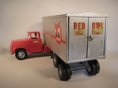 Vintage 1959 Tonka Private Label Red Owl Food Stores Semi All Original 