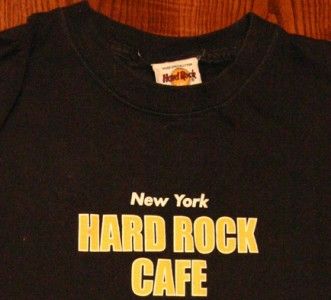 Hard Rock Cafe New York NYC Long Sleeve T Shirt S  