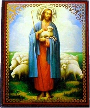 Christian Art ~ Jesus the Good Shepherd Icon  