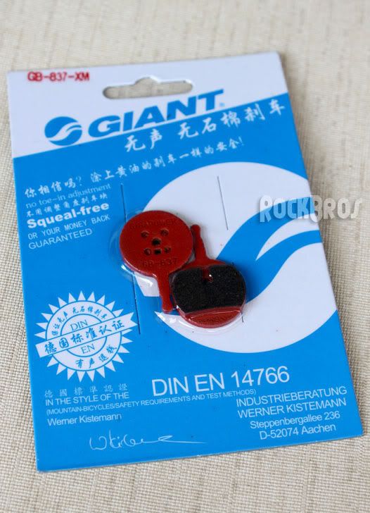 GIANT Original Disc Brake Replacement Pads Avid BB5  
