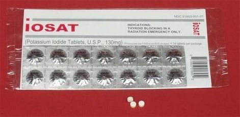 iosat­™ Potassium Iodide support Radiation Tablets 130mg 14 Tablets 