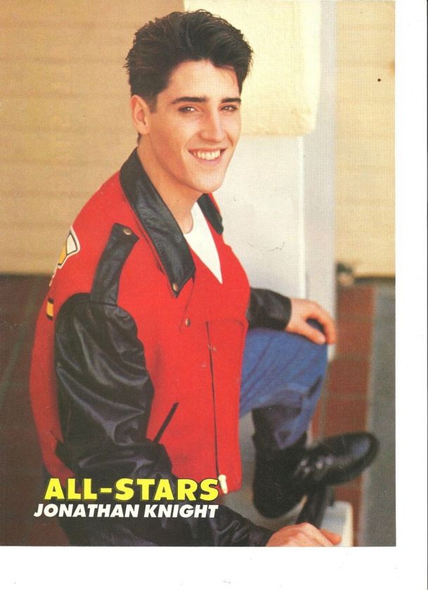   on the Block, Jonathan Knight, Donnie Wahlberg, Full Page Pinup, NKOTB